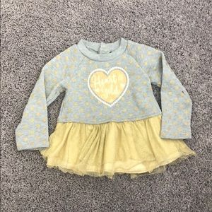 3 for $10. Gray/Gold sweater dress